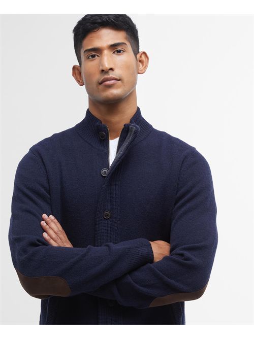 Maglione con zip Patch BARBOUR | MKN0731MKN/NY91